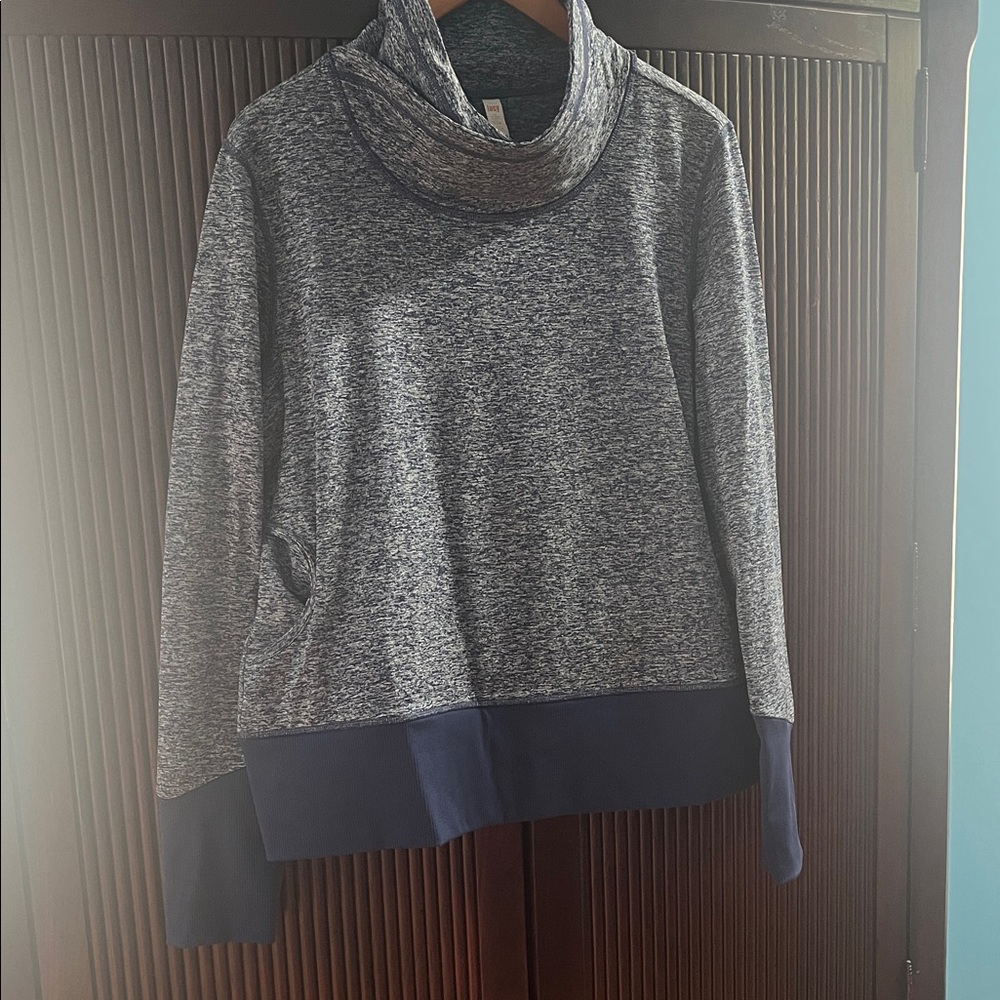 Lucy Gray and Navy Sweatshirt
